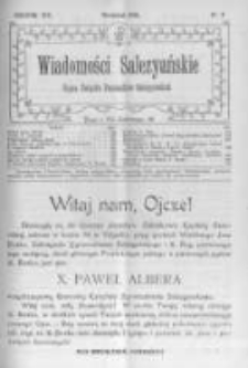 Wiadomości Salezjańskie. 1910 R.14 nr9