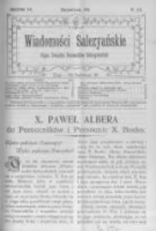 Wiadomości Salezyańskie. 1911 R.15 nr1-2