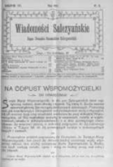 Wiadomości Salezyańskie. 1911 R.15 nr5