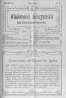 Wiadomości Salezyańskie. 1911 R.15 nr7
