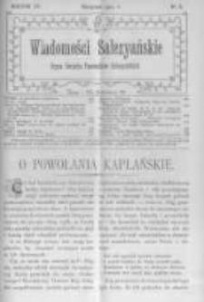 Wiadomości Salezyańskie. 1911 R.15 nr8