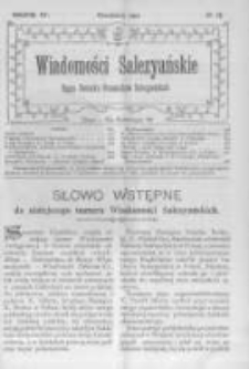 Wiadomości Salezyańskie. 1911 R.15 nr12