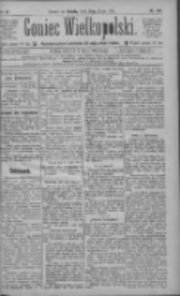 Goniec Wielkopolski: najtańsze pismo codzienne dla wszystkich stan&oacute;w 1885.07.25 R.9 Nr167