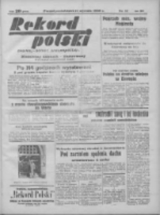 Rekord Polski: dawniej Goniec Wielkopolski: niezależny dziennik ilustrowany 1932.01.11 R.56 Nr11