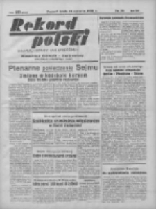 Rekord Polski: dawniej Goniec Wielkopolski: niezależny dziennik ilustrowany 1932.01.13 R.56 Nr13