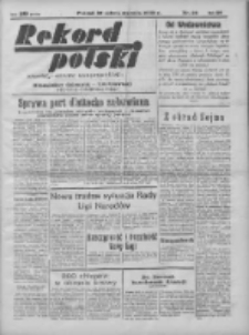 Rekord Polski: dawniej Goniec Wielkopolski: niezależny dziennik ilustrowany 1932.01.30 R.56 Nr30