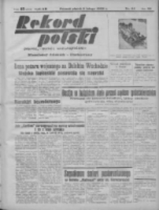 Rekord Polski: dawniej Goniec Wielkopolski: niezależny dziennik ilustrowany 1932.02.05 R.56 Nr34