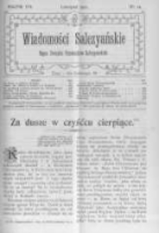 Wiadomości Salezyańskie. 1912 R.16 nr11