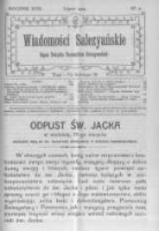 Wiadomości Salezyańskie. 1913 R.17 nr7