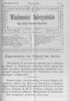 Wiadomości Salezyańskie. 1913 R.17 nr8