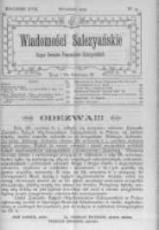 Wiadomości Salezyańskie. 1913 R.17 nr9