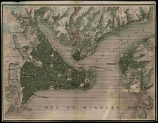 Konstantynopol - 1900 -  plan miasta
