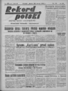 Rekord Polski: dawniej Goniec Wielkopolski: niezależny dziennik ilustrowany 1932.02.26 R.56 Nr52