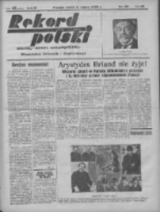 Rekord Polski: dawniej Goniec Wielkopolski: niezależny dziennik ilustrowany 1932.03.09 R.56 Nr62