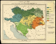 Linguistic map of the Austro-Hungarian Monarchy