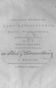 Dziennik Dekret&oacute;w Sądu Kassacyinego Xięstwa Warszawskiego