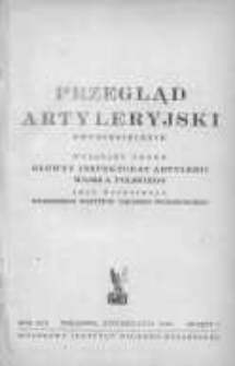 Przegląd Artyleryjski: dwumiesięcznik wydawany przez Gł&oacute;wny Inspektorat Artylerii Wojska Polskiego przy wsp&oacute;łpracy Wojskowego Instytutu Naukowo-Wydawniczego 1947 styczeń/luty R.25 Z.1