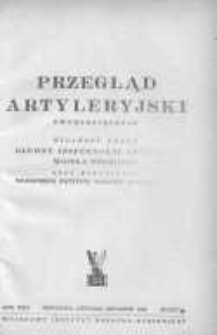 Przegląd Artyleryjski: dwumiesięcznik wydawany przez Gł&oacute;wny Inspektorat Artylerii Wojska Polskiego przy wsp&oacute;łpracy Wojskowego Instytutu Naukowo-Wydawniczego 1948 listopad/grudzień R.26 Z.6