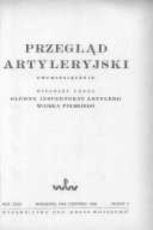 Przegląd Artyleryjski: dwumiesięcznik wydawany przez Gł&oacute;wny Inspektorat Artylerii Wojska Polskiego 1949 maj/czerwiec R.27 Z.3