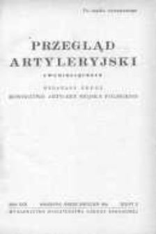 Przegląd Artyleryjski: dwumiesięcznik wydawany przez Dowództwo Artylerii Wojska Polskiego 1951 marzec/kwiecień R.29 Z.2