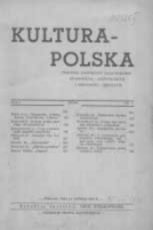 Kultura Polska: tygodnik poświęcony zagadnieniom kulturalno-artystycznym i oświatowo-szkolnym 1939(1943).02.15 R.1 Nr5