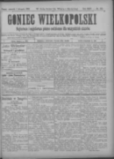 Goniec Wielkopolski: najtańsze pismo codzienne dla wszystkich stan&oacute;w 1900.11.01 R.24 Nr250