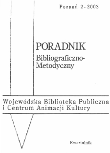 Poradnik Bibliograficzno-Metodyczny : 2003 z.2