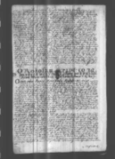 O Rokoszu script: co za pożytek ucżynił albo prżyniosł panu woiewodzie Krakowskiemu i R.Ptey