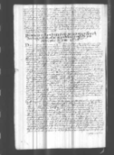 Discurs o zawziętych teraznieyszych zacziągach skąd in Republica uroszły y o postępku Seymu 1606