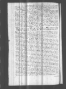 Protestatio oblata ad Acta Maioris Cancellariae XXVII die Octobris per Archidiaconem Cracouiensem