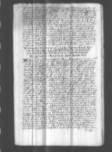 Uniwersał kr&oacute;lewski wydany podczas konwokacji