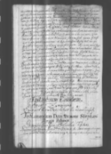 Testamentum Stephani Regis Poloniae