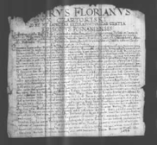 Dekret K. F. Czartoryskiego biskupa poznańskiego nakazujący modlitwy za ojczyznę