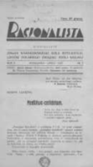 Racjonalista. 1931 R.2 nr7