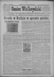 Goniec Wielkopolski: najtańsze i najstarsze pismo codzienne dla wszystkich stan&oacute;w 1918.02.07 R.41 Nr31