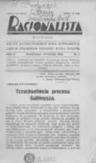Racjonalista. 1933 R.4 nr1