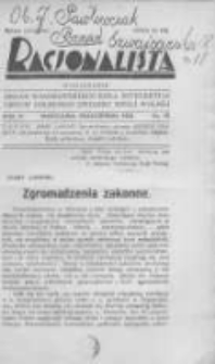 Racjonalista. 1933 R.4 nr10