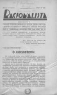 Racjonalista. 1933 R.4 nr12