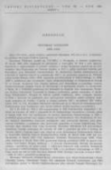 Nekrolog. Bronisław Włodarski (1895-1974)