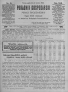 Poradnik Gospodarski. Pismo Tygodniowe. 1906.04.13 R.17 nr15