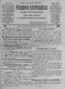 Poradnik Gospodarski. Pismo Tygodniowe. 1906.04.20 R.17 nr16