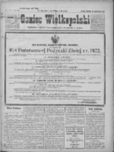 Goniec Wielkopolski: najtańsze pismo codzienne dla wszystkich stanów 1922.10.22 R.45 Nr243