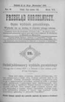 Przegląd Gorzelniczy. Organ Wydziału Gorzelniczego. 1900 R.6 nr6