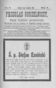Przegląd Gorzelniczy. Organ Wydziału Gorzelniczego. 1904 R.10 nr8