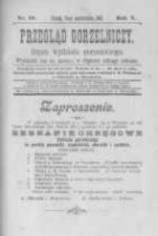 Przegląd Gorzelniczy. Organ Wydziału Gorzelniczego. 1904 R.10 nr10