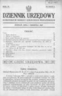 Dziennik Urzędowy Kuratorjum Okręgu Szkolnego Poznańskiego 1927.08.01 R.4 Nr3