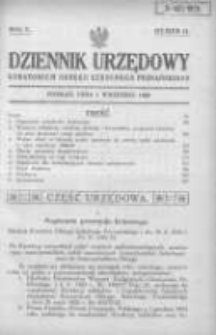 Dziennik Urzędowy Kuratorjum Okręgu Szkolnego Poznańskiego 1928.09.01 R.5 Nr11