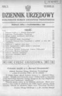 Dziennik Urzędowy Kuratorjum Okręgu Szkolnego Poznańskiego 1928.10.01 R.5 Nr12