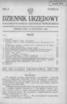 Dziennik Urzędowy Kuratorjum Okręgu Szkolnego Poznańskiego 1928.11.15 R.5 Nr14