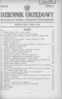 Dziennik Urzędowy Kuratorjum Okręgu Szkolnego Poznańskiego 1930.05.05 R.7 Nr6